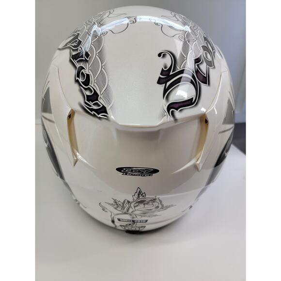 Scorpion EXO-R410 Orchid Graphic Helmet White, Size S - Picture 7 of 11